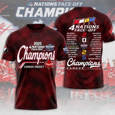 Canada 2025 4 Nations Face-Off Performance Unisex T-Shirt TSG1281