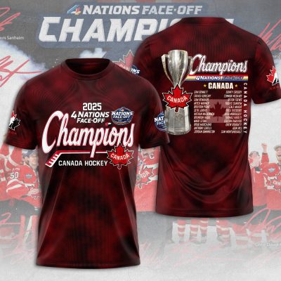 Canada 2025 4 Nations Face-Off Performance Unisex T-Shirt TSG1286