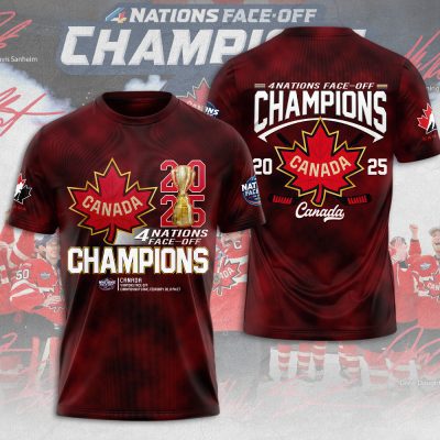 Canada 2025 4 Nations Face-Off Performance Unisex T-Shirt TSG1292