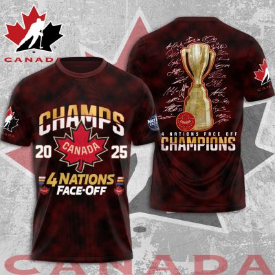 Canada 2025 4 Nations Face-Off Performance Unisex T-Shirt TSG1353