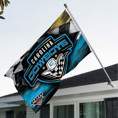 Carolina Cowboys x Professional Bull Riders House Flag Outdoor Flag FGG1153