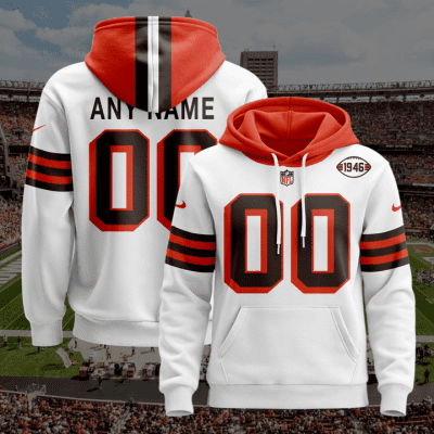 Cleveland Browns Custom Unisex Hoodie Style Jersey Special Edition 2024/25 PJH1210