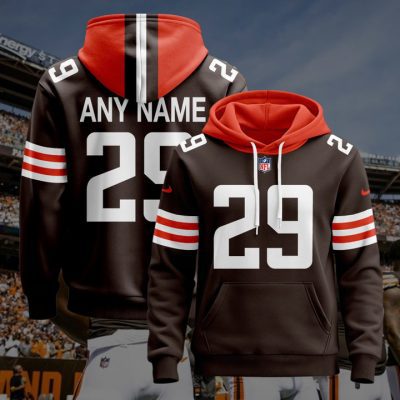 Cleveland Browns Custom Unisex Hoodie Style Jersey Special Edition 2024/25 PJH1211