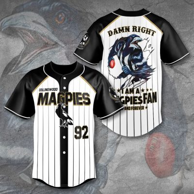 Collingwood FC Baseball Jersey BJG1600