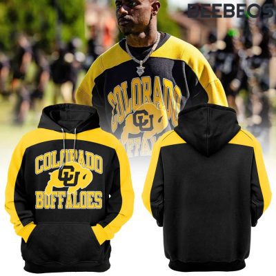 Colorado Buffaloes Unisex Performance Black Gold Sweatshirt