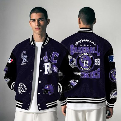 Colorado Rockies Varsity Jacket MLB Baseball Jacket