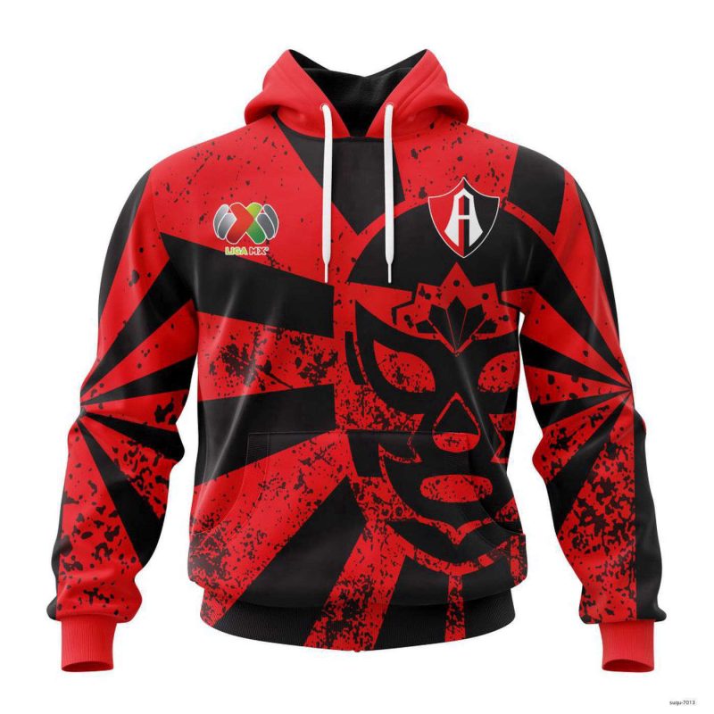 Custom Liga MX Atlas F.C Hoodie Special Lucha Libre Mexican Soccer
