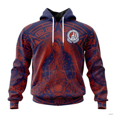 Custom Liga MX Atletico San Luis Hoodie Our Lady Of Guadalupe Soccer