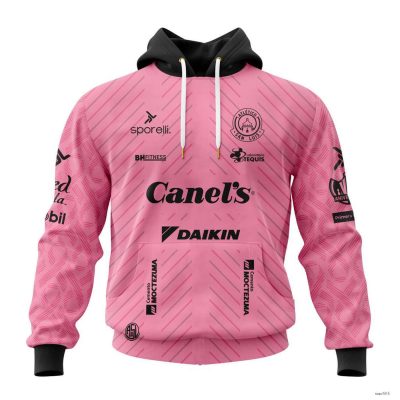 Custom Liga MX Atletico San Luis Hoodie Pink Design Mexican Soccer