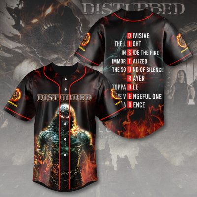 Disturbed Baseball Jersey BJG1634