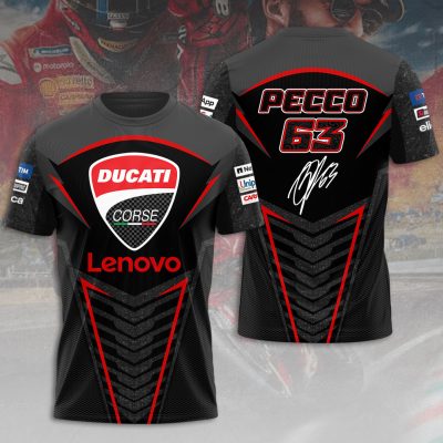 Ducati Lenovo Team x Francesco Bagnaia Performance Unisex T-Shirt TSG1025