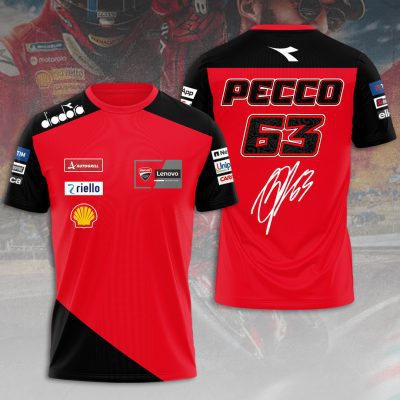 Ducati Lenovo Team x Francesco Bagnaia Performance Unisex T-Shirt TSG1051