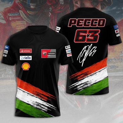 Ducati Lenovo Team x Francesco Bagnaia Performance Unisex T-Shirt TSG1052