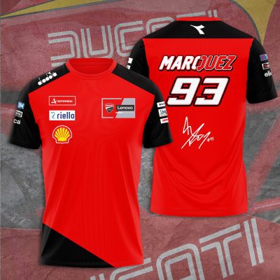 Ducati Lenovo Team x Marc Marquez Performance Unisex T-Shirt TSG1000