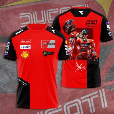 Ducati Lenovo Team x Marc Marquez Performance Unisex T-Shirt TSG1006