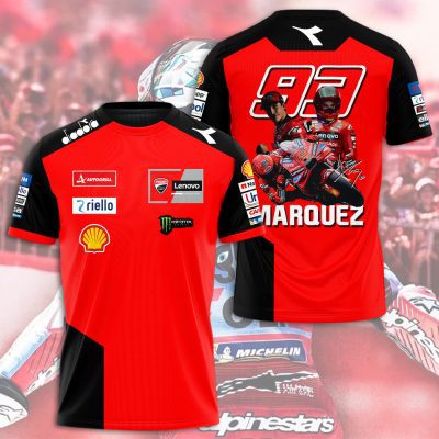 Ducati Lenovo Team x Marc Marquez Performance Unisex T-Shirt TSG1020