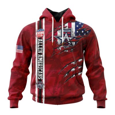 ECHL Allen Americans Design Concept Kits Unisex Hoodie