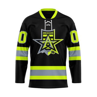 ECHL Allen Americans Special Firefighters Design Lace Hockey Jersey