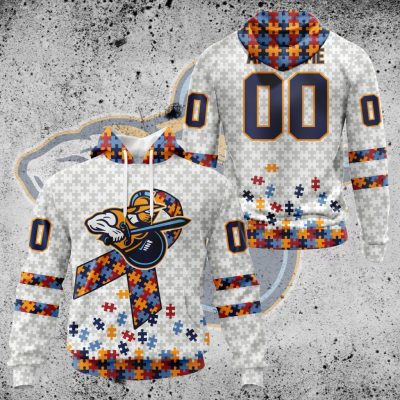 ECHL Atlanta Gladiators Autism Awareness Performance Unisex Hoodie