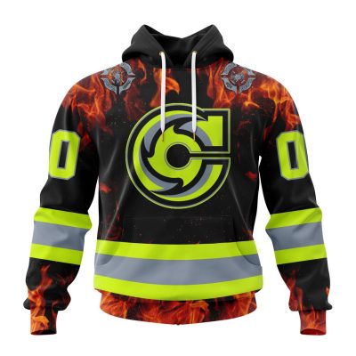 ECHL Cincinnati Cyclones Design Honoring Firefighters Unisex Hoodie