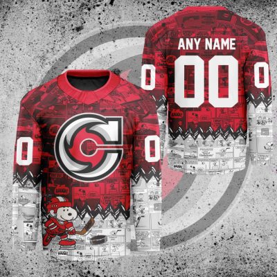 ECHL Cincinnati Cyclones Peanuts 75th Anniversary Hockey Jersey