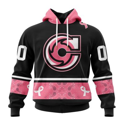 ECHL Cincinnati Cyclones Special Pink Paisley Fights Breast Cancer Design Unisex Hoodie