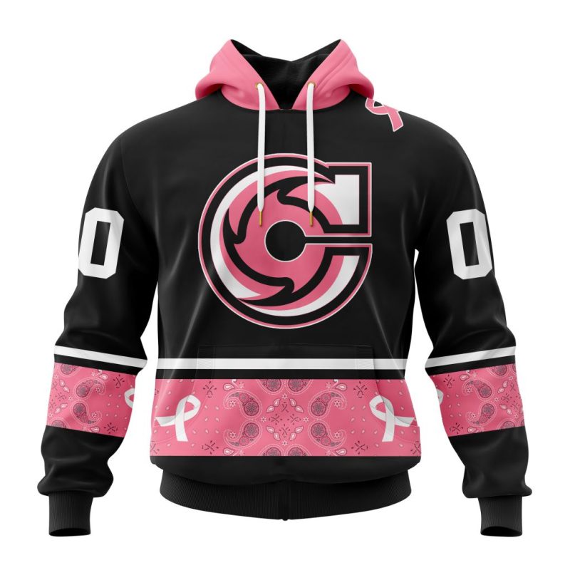 ECHL Cincinnati Cyclones Special Pink Paisley Fights Breast Cancer Design Unisex Hoodie