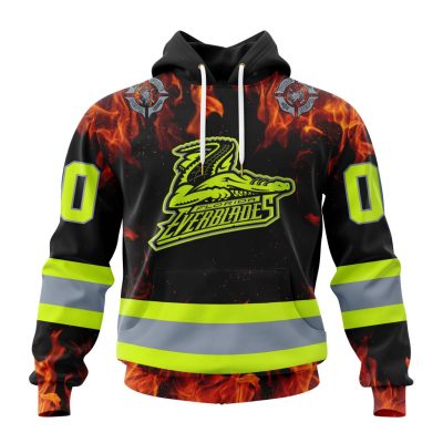 ECHL Florida Everblades Design Honoring Firefighters Unisex Hoodie