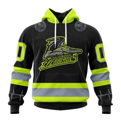 ECHL Florida Everblades Design Honoring Firefighters Unisex Hoodie