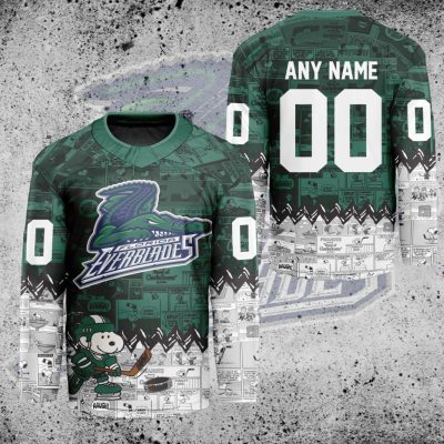 ECHL Florida Everblades Peanuts 75th Anniversary Hockey Jersey