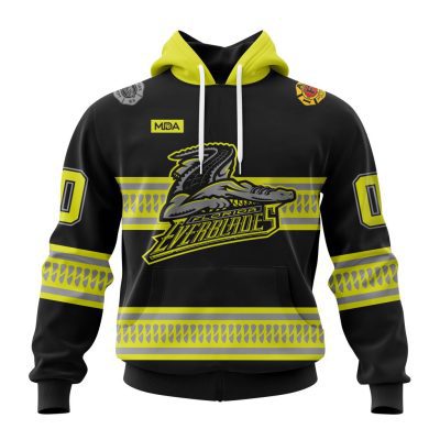 ECHL Florida Everblades Special First Responder Design Unisex Hoodie