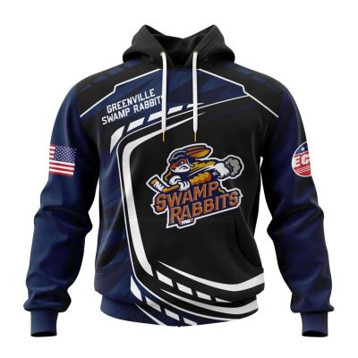 ECHL Greenville Swamp Rabbits Design Concept Kits Unisex Hoodie
