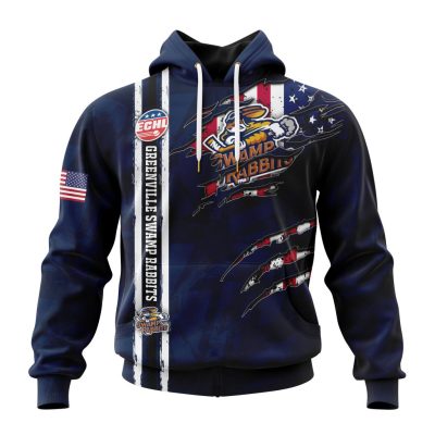 ECHL Greenville Swamp Rabbits Design Concept Kits Unisex Hoodie