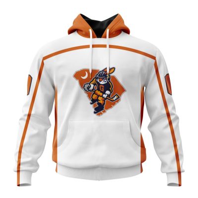 ECHL Greenville Swamp Rabbits Personalized White Design Unisex Hoodie