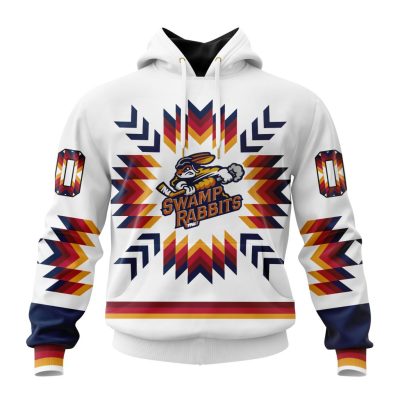 ECHL Greenville Swamp Rabbits Special Native Design Unisex Hoodie