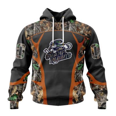 ECHL Greenville Swamp Rabbits Special Realtree Camo Hunting Design Unisex Hoodie