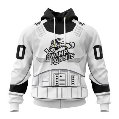 ECHL Greenville Swamp Rabbits Special Star Wars Stormtroopers Design Unisex Hoodie