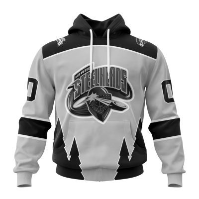 ECHL Idaho Steelheads Personalized White Design Unisex Hoodie