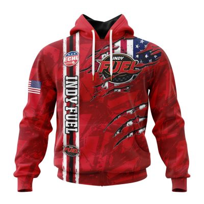 ECHL Indy Fuel Design Concept Kits Unisex Hoodie