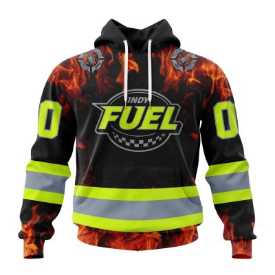 ECHL Indy Fuel Design Honoring Firefighters Unisex Hoodie