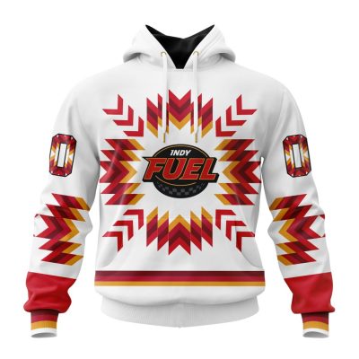 ECHL Indy Fuel Special Native Design Unisex Hoodie