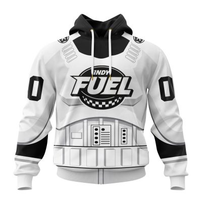 ECHL Indy Fuel Special Star Wars Stormtroopers Design Unisex Hoodie