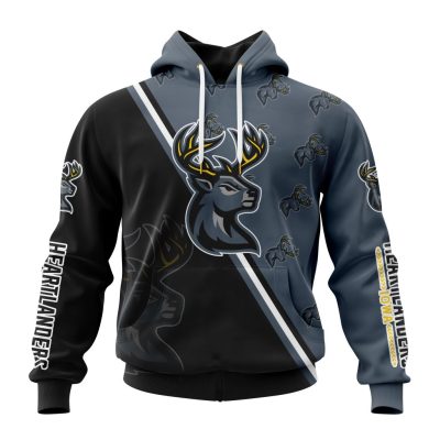 ECHL Iowa Heartlanders Design Concept Kits Unisex Hoodie