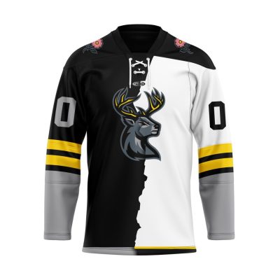 ECHL Iowa Heartlanders Personalized Mix Design Lace Hockey Jersey