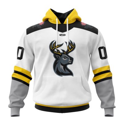 ECHL Iowa Heartlanders Personalized White Design Unisex Hoodie