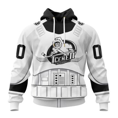 ECHL Jacksonville Icemen Special Star Wars Stormtroopers Design Unisex Hoodie