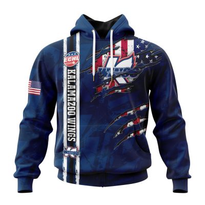 ECHL Kalamazoo Wings Design Concept Kits Unisex Hoodie