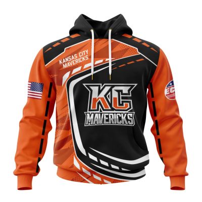ECHL Kansas City Mavericks Design Concept Kits Unisex Hoodie