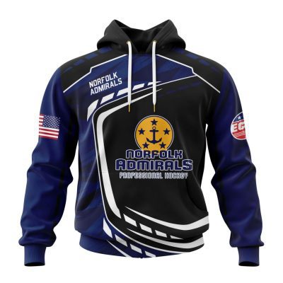 ECHL Norfolk Admirals Design Concept Kits Unisex Hoodie