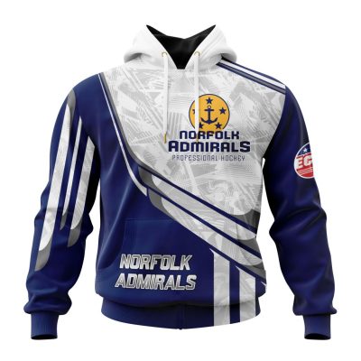 ECHL Norfolk Admirals Design Concept Kits Unisex Hoodie